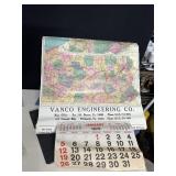 1975 VANCO ENGINEERING COMPANY MAP BEAVER