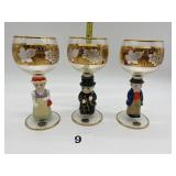 BOCKLING GERMAN FIGURAL BASE HAND PAINTED