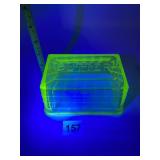 VASELINE URANIUM BUTTER COVER CHIP ON RIM