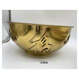 CHINESE BRASS BOWL