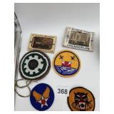 SUNDOWNERS PATCH, VIEW CARDS, BEADED CIRCLE