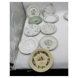 ASSORTED HAND PAINTED PLATES