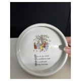 RING AROUND THE ROSY VINTAGE DISH