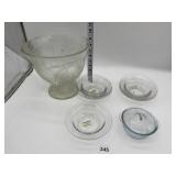 PEBBLE LEAF BOWL, PHILBE SAPPHIRE BLUE ANCHOR