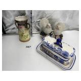 COVERED BUTTER DOES HAVE SOME DAMAGE; DOUBLE