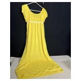 YELLOW NIGHT GOWN