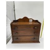 3 DRAWER PINE CABINET