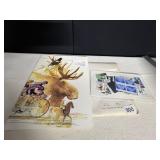 1987 COMM. MINT SET W/ BOOKLET AND STAMPS