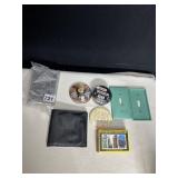 PITTSBURGH CARDS, USED WALLET, 2 NEW TURQUOISE