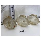 CARNIVAL PIG SET OF 3 BANKS