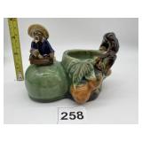 MUD MAN PLANTER POTTERY PLANTER
