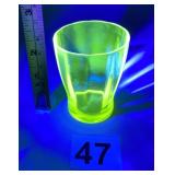 URANIUM VASELINE SHOT GLASS