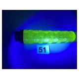 VASELINE URANIUM GLASS SCREW LID (BELIEVE PERFUME