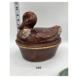 IRONSTONE NESTING DUCK BAKING DISH