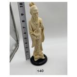 A. GIANNELLI ASIAN MAN HOLDING KOI FISH