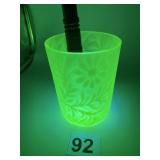 NORTHWOOD DAISY AND FERN GLASS TUMBLER