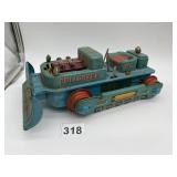 BULLDOZER BATTERY OPERATED HAS SOME RUST