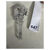 TOWLE CRYSTAL DECANTER STOPPER