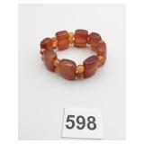 POLISHED STONE STRETCH BRACELET