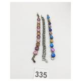 BRACELETS GLASS RHINESTONES