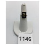 14K GOLD RING  SIZE 5 LETTER B