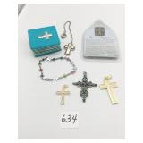 CROSS BRACELET WITH BOX MISC CROSS CRUCIFIX