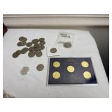 20 OZ QUARTER SET, 28 MIXED QUARTERS