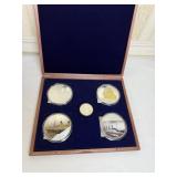 DISPLAY CASE WITH LARGE TITANIC 100YEAR