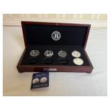 ROOSEVELT CHURCHILL COLLECTION PROOF SILVER