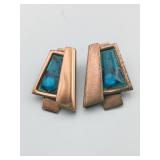 VINTAGE MODERNIST MATISSE RENOIR COPPER BLUE