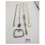 LOCKET PENDANT NECKLACES STRETCH BRACELET BALL