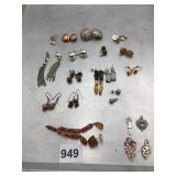 ASSORTED EARRINGS SKULL PENDANT OTHERS