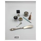 SMALL JARS KEY THIMBLE NAPKIN RING MINI APPLE