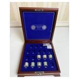 PARTIAL BOX ROOSEVELT DIMES 1957-1963 W/ 12 DIMES