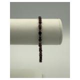 10 KARAT GOLD REDSTONE BRACELET: TOTAL WEIGHT