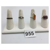SILVER 925 RINGS SIZE 7.5 SILVER 925