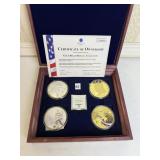 LARGE OMAHA BEACH, NORMANDY, 20 LIBERTY, TRUMP -