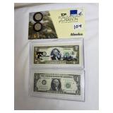 1963 FIRST YEAR NEW NOTE ALASKA & FLEETWOOD STAMP