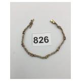 925 SILVER BRACELET MULTICOLOR STONES