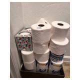 TOILET PAPER, TISSUES
