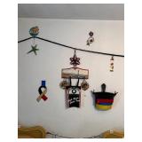 ITEMS HANGING / ATTACHED TO WALL INCLUDING