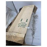 SILVER ALUMINUM CHRISTMAS TREE IN BOX