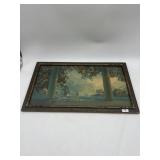 MAXWELL PARRISH - FRAMED PRINT 20" X 12"