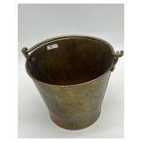 BRASS BUCKET W/ HANDLE