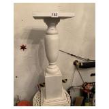WOODEN PEDESTAL PLANT STAND 2