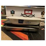 VINTAGE CORNING WARE 13X9 DISH, METAL MAKING