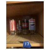 VINTAGE DRINKING GLASSES, COKE, PEPSI, PENN STATE