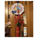 DISNEY PRINCESS PLATE, FAKE FLOWERS, BOOKMARK