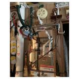 ITEMS ON BASEMENT WALL NEXT TO BATHROOM, SEE PICS