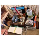 ELECTRIC RAZORS, TISSUES, METAL BASKET